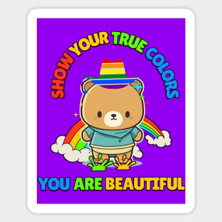 Show Your True Colors Sticker